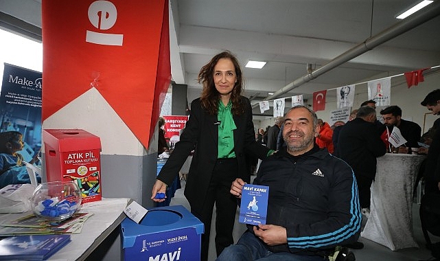  1 ton kapak toplandı, 3 tekerlekli sandalyeye ulaşıldı